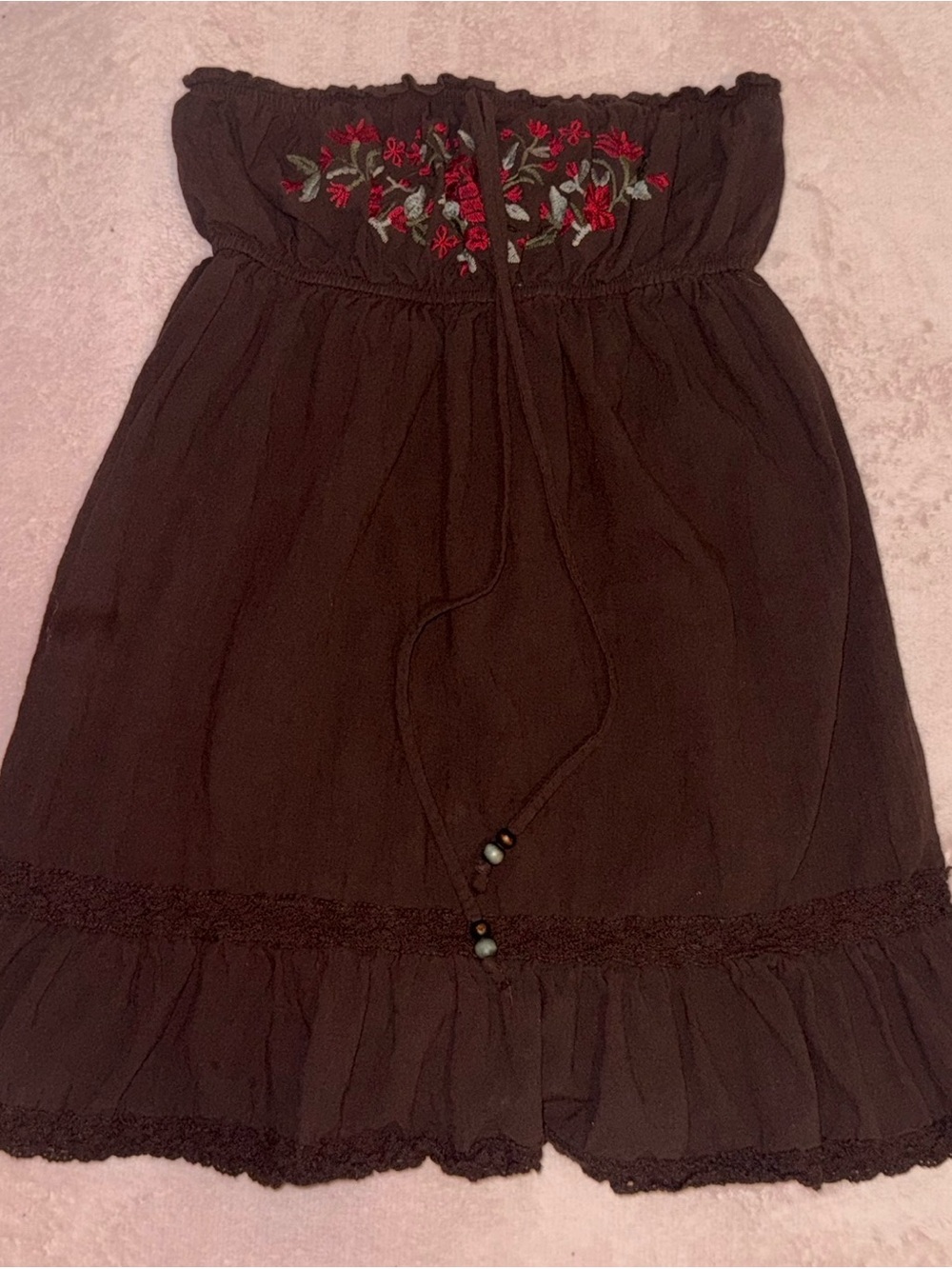 The Ultimate Y2K Fairycore Mini Dress / Tunic Top🤎
